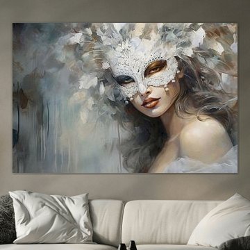 Hidden View | Modern Portrait Art by Eye catching paintings