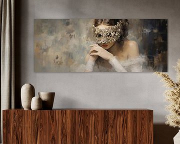 Portrait avec masque