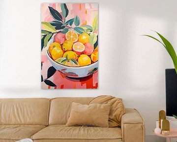 Summer Fruit Basket by But First Framing