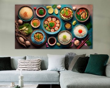 Asian food by Mustafa Kurnaz