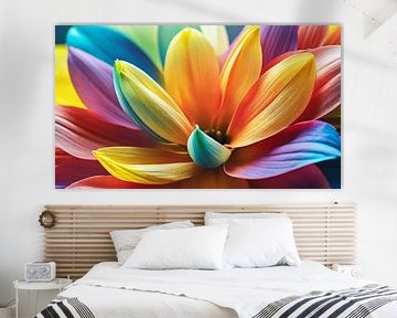 Flower with different colours