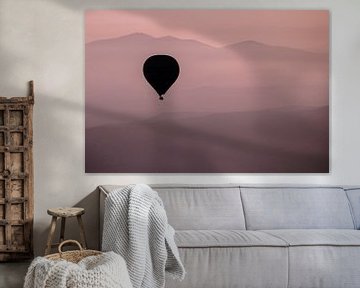 Hot air balloon in Cappadocia, Turkey by Melissa Peltenburg