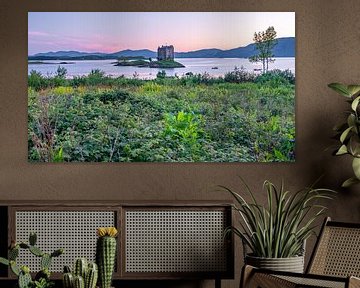 Castle Stalker, Schotland. van Jaap Bosma Fotografie