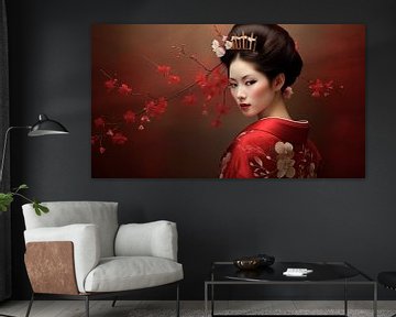 The look of a geisha van Carla van Zomeren