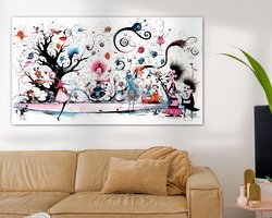 Example of the artwork in a room