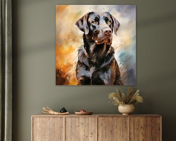 Labrador Retriever künstlerisch von TheXclusive Art