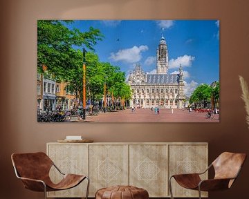 Hôtel de ville de Middelburg, Zeeland, Pays-Bas. sur Jaap Bosma Fotografie