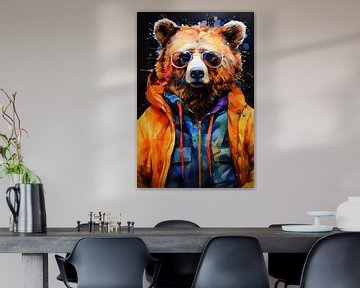 Art animalier de l'ours #bear sur JBJart Justyna Jaszke