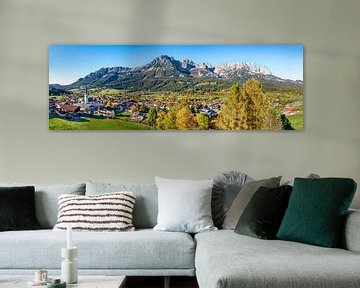 Ellmau mit Panorama vom Wilden Kaiser von Voss Fine Art Fotografie