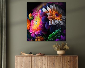 Colourful flowers