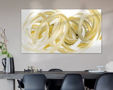 modern abstract gouden cirkels. van J.a Dijkstra
