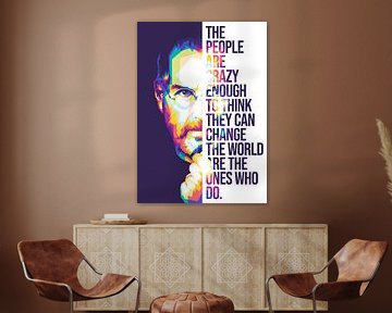 Citaat van Steve Jobs van Loxxey Artworks