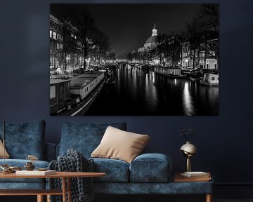 Nachtelijk Amsterdam - 4 van Damien Franscoise