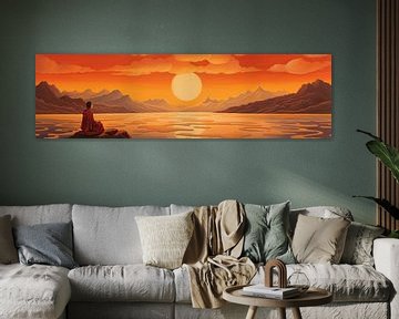 Orange Sonnenuntergang Orange
