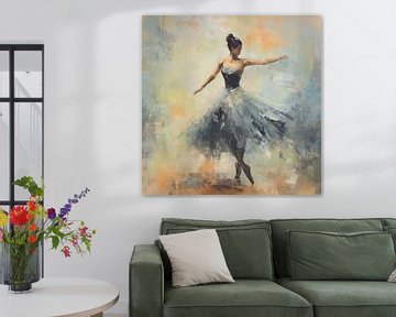 Ballerina | Modern Ballet van ARTEO Schilderijen