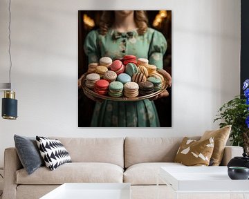 Macaroons in pastel colours by Studio Allee