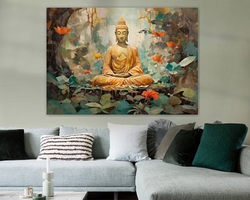 Meditierender Buddha von ARTEO Gemälde