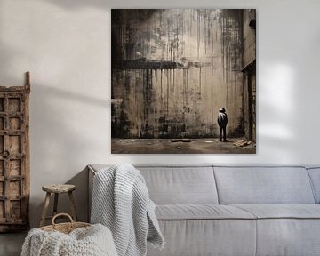 Voyage urbain de l'impermanence : une fusion de Wabi-Sabi et de Banksy&quot ; sur Dream Designs art work