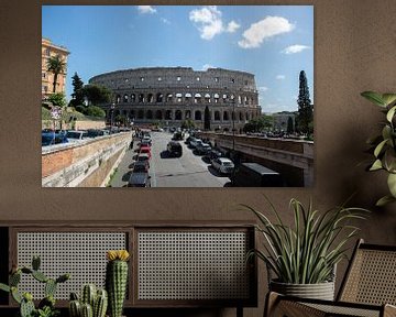 Colosseum in Rome Italy by Alida Stam-Honders