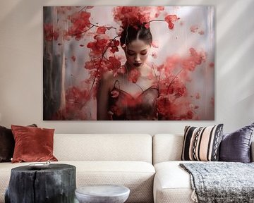 The lady in red van Carla Van Iersel