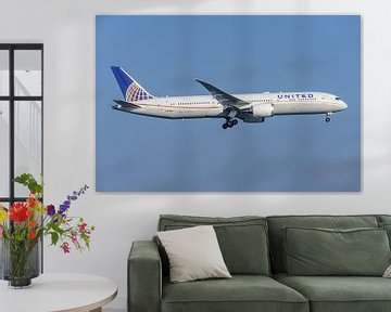 United Airlines Boeing 787-9 Dreamliner. van Jaap van den Berg