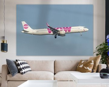 WOW Air Airbus A321-200. van Jaap van den Berg