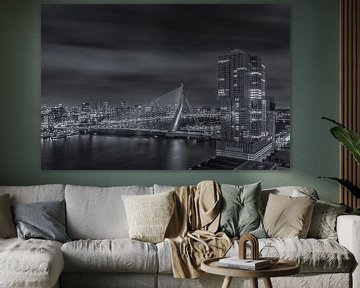 Manhattan @ the Maas - Rotterdam Skyline (2) van Tux Photography