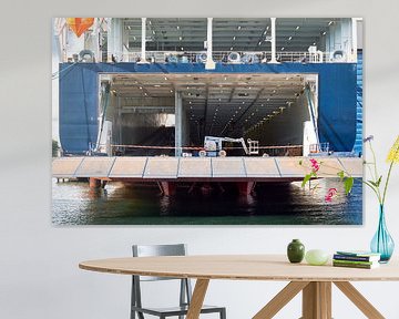 Stern of a ferry by Heiko Westphalen