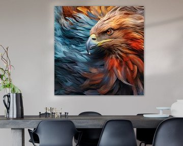 Golden eagle Photorealistic Artwork by Preet Lambon