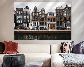 Le canal d'Amsterdam sur Marika Huisman fotografie