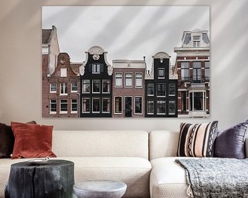 Facades of Amsterdam houses by Marika Huisman fotografie