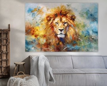 Leeuw portret van ARTemberaubend