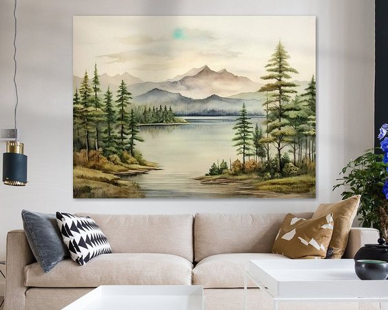 Example of the artwork in a room