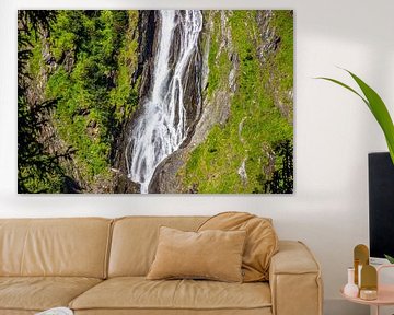 Waterfall in the Obersulzbach valley by Christa Kramer