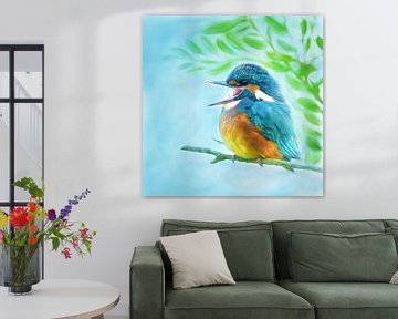 cute kingfisher