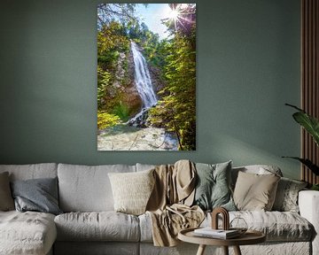 Waterval in de Kitzlochklamm-kloof van Christa Kramer