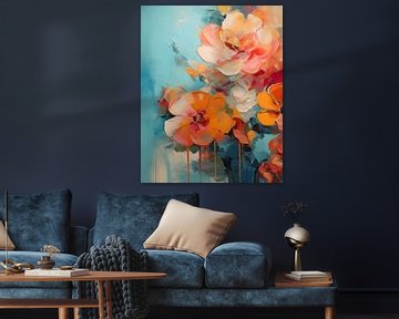 Fleurs aux couleurs pastel sur Studio Allee