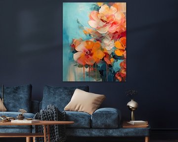 Bloemen in pastelkleuren van Studio Allee