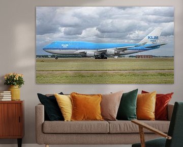 KLM Boeing 747-400 Ville de Johannesburg. sur Jaap van den Berg