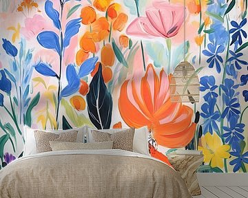 Blumen in zarten Farben von Bert Nijholt