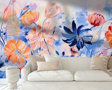 Blumen in zarten Farben von Bert Nijholt