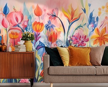 Blumen in zarten Farben von Bert Nijholt