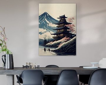 montagne japonaise sur jauhari picture graphic