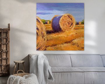 Keraluic Brittany Straw Bale by Rob Donders Beeldende kunst