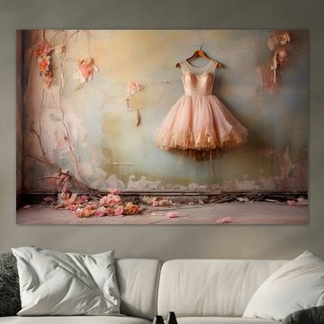 Verlaten plekken, oude villa, ballerina kamer van BowiScapes - Fine Art en Urban Wandkunst