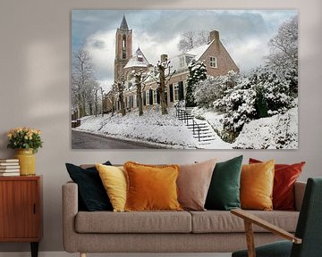 Winter in Amerongen by Jan de Jong