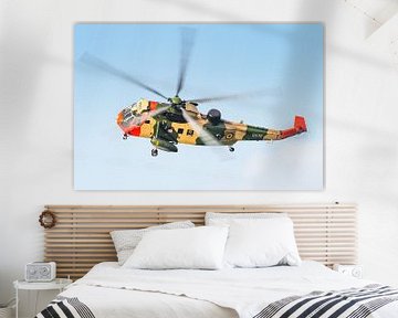 Westland Sea King Mk.48 helikopter langs de Belgische kust van KC Photography