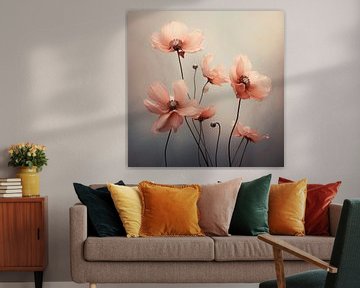 Peach Fuzz Flowers by Karina Brouwer