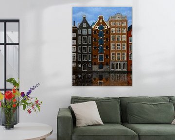 Amsterdamer Grachtenhäuser von Carolien Bol