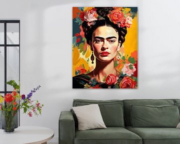Frida Poster - Frida Kunstdruk van Niklas Maximilian